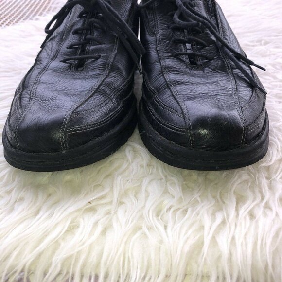 SANDRO MOSCOLONI Tour Mens Black Leather Oxford Comfort Shoes Brazil Sz … main image 7